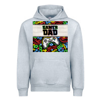 Heather Grey gamer dad Urban Hoodie - TumblerDesignByShophia