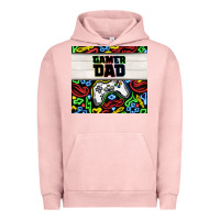 Pigment Salmon gamer dad Urban Hoodie - TumblerDesignByShophia