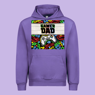 Gamer Dad Urban Hoodie Designed By Tumblerdesignbyshophia