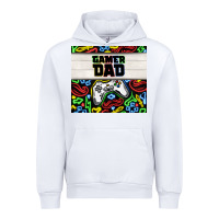 White gamer dad Urban Hoodie - TumblerDesignByShophia