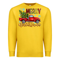 Lemon merry christmas truck Premium Sweatshirt - MaliasSmallBusiness