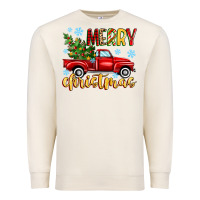 Sandshell merry christmas truck Premium Sweatshirt - MaliasSmallBusiness