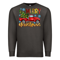 Smoke merry christmas truck Premium Sweatshirt - MaliasSmallBusiness