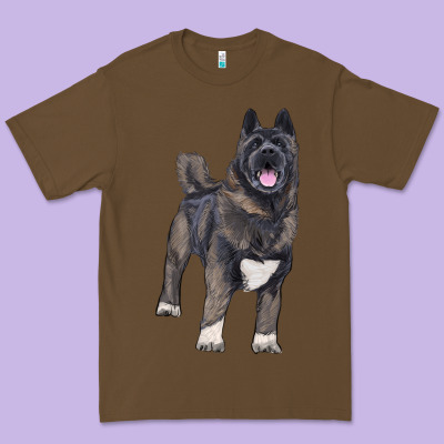American Akita Premium Tee Designed By Ranaportraitstore