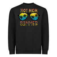 Black hot mom summer Heavyweight Sweatshirt - CowhideDigitalArt