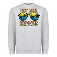 Heather Grey hot mom summer Heavyweight Sweatshirt - CowhideDigitalArt
