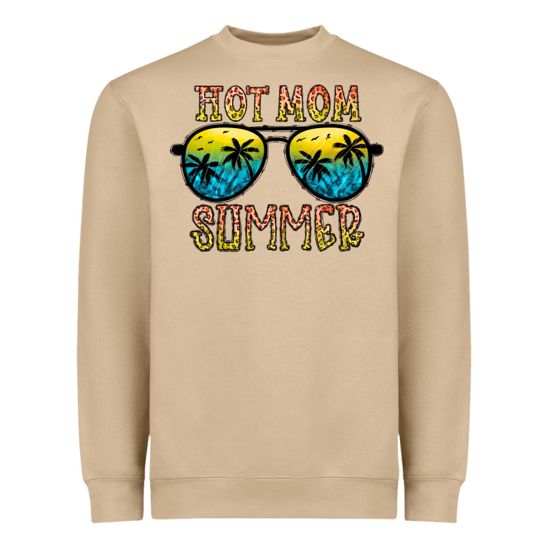Hot Mom Summer Heavyweight Sweatshirt by CowhideDigitalArt | Teevron