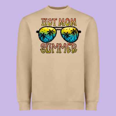 Hot Mom Summer Heavyweight Sweatshirt Designed By Cowhidedigitalart