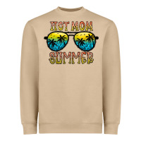 Mushroom hot mom summer Heavyweight Sweatshirt - CowhideDigitalArt
