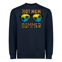 Navy hot mom summer Heavyweight Sweatshirt - CowhideDigitalArt