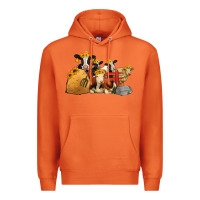 Carrot farm animals with sunflower headbands Premium Hoodie - Jasminsmagicworld
