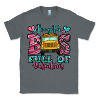 Charcoal Heather i've got a bus full of valentines school bus Classic Tee - Jasminsmagicworld
