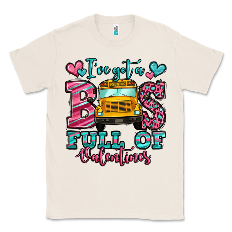 I've Got A Bus Full Of Valentines School Bus Classic Tee by Jasminsmagicworld | Teevron