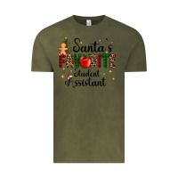 Vintage Olive santa's favorite student assistant Vintage Tee - AdoDesignShop