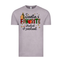 Vintage Zinc santa's favorite student assistant Vintage Tee - AdoDesignShop