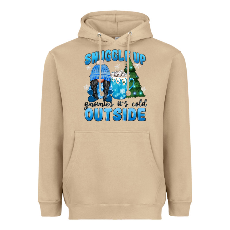Snuggle Up Gnomies It's Cold Outside Heavyweight Hoodie by MaliasSmallBusiness | Teevron