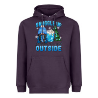 Plum snuggle up gnomies it's cold outside Heavyweight Hoodie - MaliasSmallBusiness