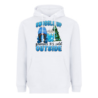 White snuggle up gnomies it's cold outside Heavyweight Hoodie - MaliasSmallBusiness