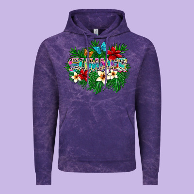 Summer Vintage Hoodie Designed By Sublimationcraftshop