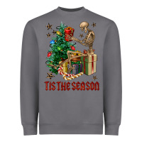Skeleton Tis The Season Heavyweight Sweatshirt | Teevron