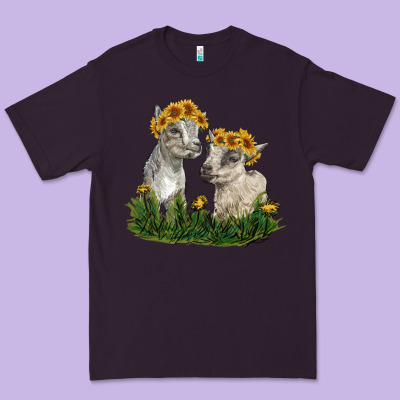 Baby Goats Premium Tee Designed By Ranaportraitstore