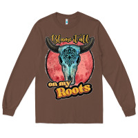 Chestnut blame it all on my roots black Long Sleeve Tee - JahusDesignShop