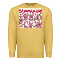 Antique Gold pink christmas tree cakes Premium Sweatshirt - MaliasSmallBusiness