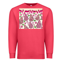 Cardinal pink christmas tree cakes Premium Sweatshirt - MaliasSmallBusiness
