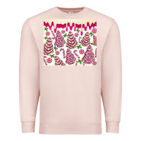 Pale Pink pink christmas tree cakes Premium Sweatshirt - MaliasSmallBusiness