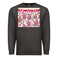Smoke pink christmas tree cakes Premium Sweatshirt - MaliasSmallBusiness