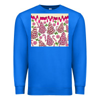 True Royal pink christmas tree cakes Premium Sweatshirt - MaliasSmallBusiness