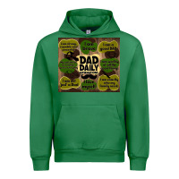 Emerald dad daily affirmations Urban Hoodie - TumblerDesignByShophia