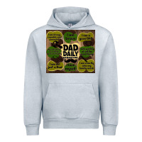 Heather Grey dad daily affirmations Urban Hoodie - TumblerDesignByShophia