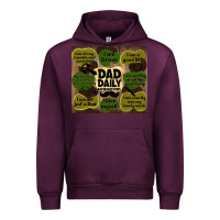 Mauve Wine dad daily affirmations Urban Hoodie - TumblerDesignByShophia