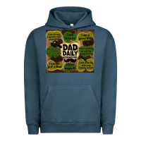 Pigment Midnight Navy dad daily affirmations Urban Hoodie - TumblerDesignByShophia