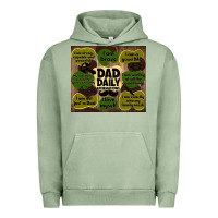 Pigment Oil Green dad daily affirmations Urban Hoodie - TumblerDesignByShophia
