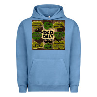 Pigment Pebble Blue dad daily affirmations Urban Hoodie - TumblerDesignByShophia