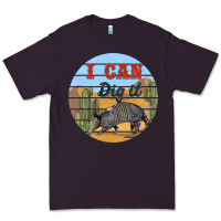 Plum i can dig it armadillo Premium Tee - BarkalooDesign