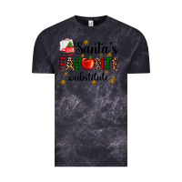 Cloud Black santa's favorite substitute Vintage Tee - AdoDesignShop