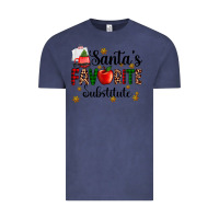 Vintage Denim santa's favorite substitute Vintage Tee - AdoDesignShop