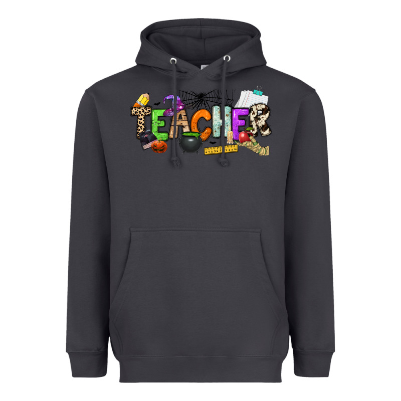 Halloween Teacher Heavyweight Hoodie by NancyCooperArtShop | Teevron