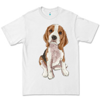 White beagle Premium Tee - RanaPortraitStore