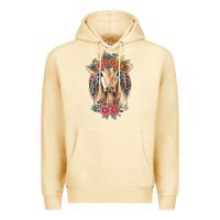 Pina Colada flower cow Premium Hoodie - Jasminsmagicworld