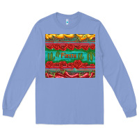Colony Blue fiesta Long Sleeve Tee - Artiststas