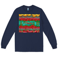 Navy fiesta Long Sleeve Tee - Artiststas