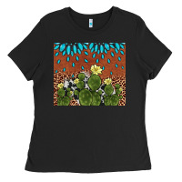 Black cactus gemstone Ladies Tee - AdoDesignShop