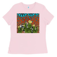 Bubblegum Pink cactus gemstone Ladies Tee - AdoDesignShop