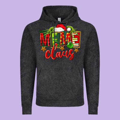 Christmas Meme Claus Vintage Hoodie Designed By Fadigitalartstudio