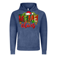 Vintage Denim Christmas meme claus Vintage Hoodie - FaDigitalArtStudio