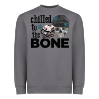 Storm Chilled to the bone skull winter Heavyweight Sweatshirt - FaDigitalArtStudio